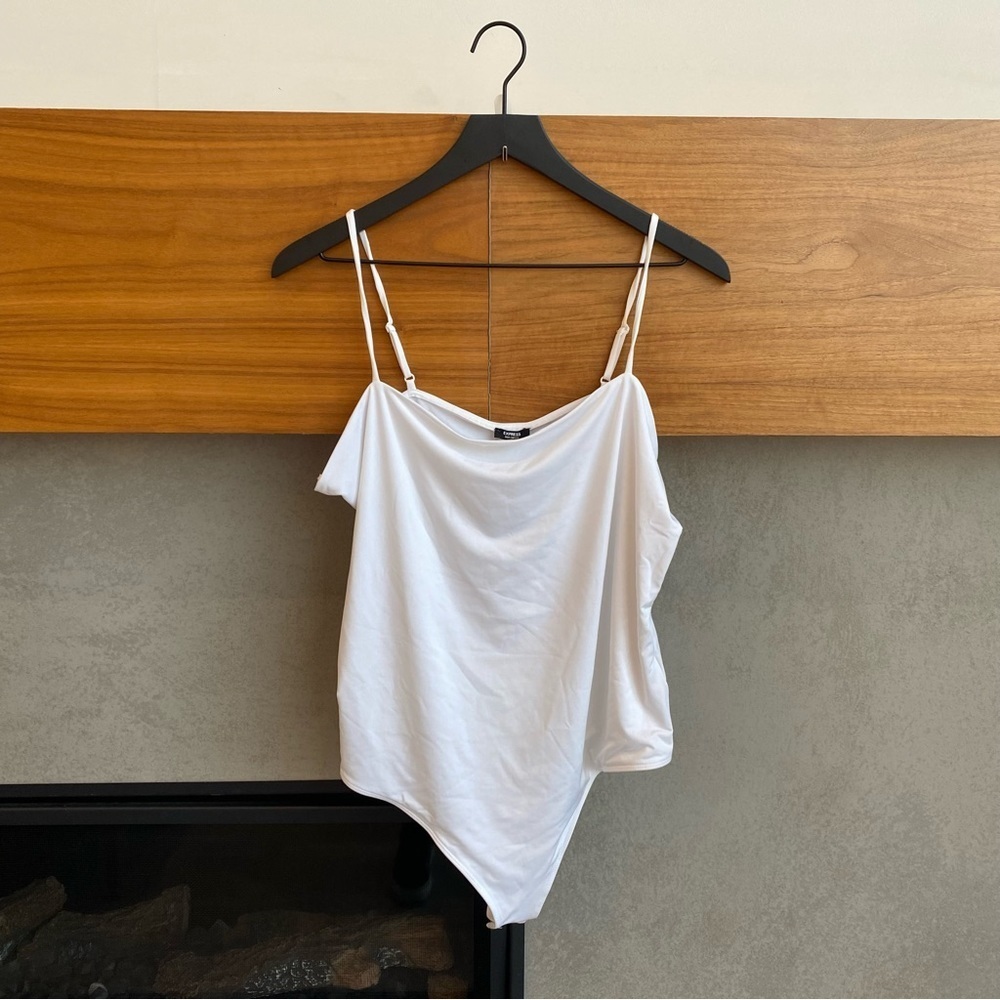 NWT Express Body Contour Compression Silky Square Neck Thong Bodysuit, Size XL - Picture 5 of 10